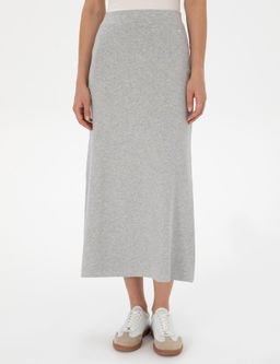 Gri Melanj A Kesim Triko Etek - Pierre cardin фото 2
