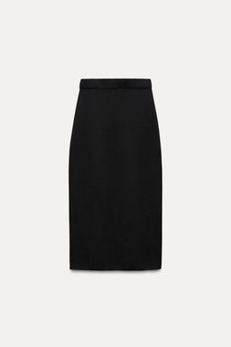 PLAIN KNIT MIDI SKIRT - Zara фото 11