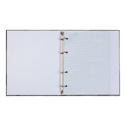 Тетрадь на кольцах, в клетку, 120 листов Графика, обложка 7БЦ, блок офсет - Calligrata фото 4