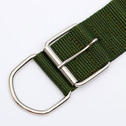 Ошейник Комфорт комбинированный, 60 х 4 см, ОШ 44-55 см, темно-зелёный - Пижон фото 6