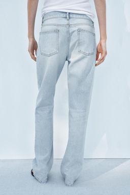 ZW COLLECTION STRAIGHT BOOTCUT LOW-RISE JEANS - Zara фото 12