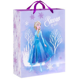 Пакет подарочный «С Новым годом!», 31×40х11 см, упаковка, Холодное сердце