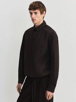 Рубашка из льна и хлопка / Zarina  фото 4