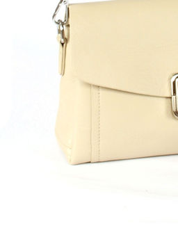 Сумка женская натуральная кожа GU 2033-6638, 3отд, плечевой ремень, бежевый SALE 265816 - Adelia фото 4