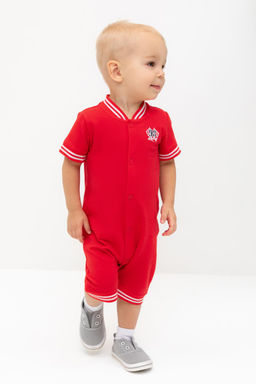 Crockid _ КР 6547/красный к548 полукомбинезон д/мал яс  фото 2