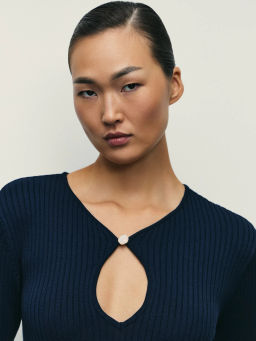 Платье миди с вискозой в составе / Zarina  фото 5