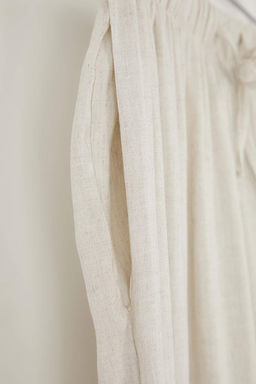 Tas Keten Icerikli Wide Leg/Genis Paca Beli Lastikli Pantolon TWOSS25PL00124 - Trendyolmilla фото 11