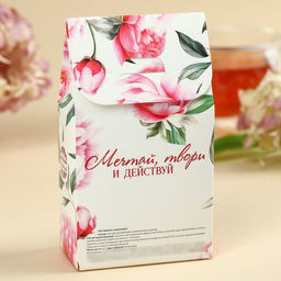 Чай подарочный чёрный 8 марта, вкус: апельсин и корица, 20 г - Фабрика счастья фото 2