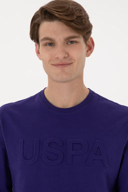 Erkek Mor Basic Sweatshirt - U.s. polo assn фото 2