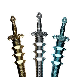 Цена за 12 шт. Ручка - прикол гелевая Рыцарский меч, МИКС - Calligrata фото 5