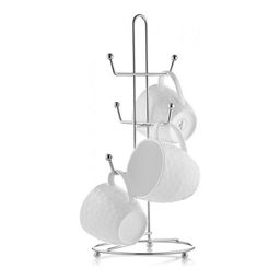 Подставка для 6-ти кружек Walmer Rondo, цвет хром  фото 2