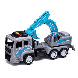 Машина "Грузовик экскаватор" в коробке