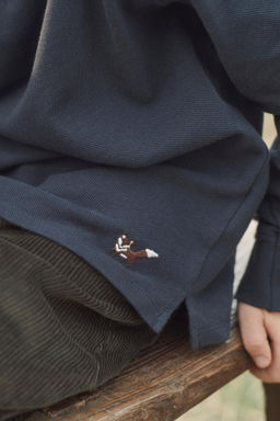 LIMITED EDITION EMBROIDERED FOX PIQU_ POLO SHIRT - Zara фото 3