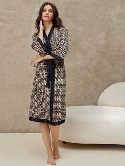 K11244 Халат ЧЕРНЫЙ