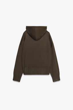 KNIT HOODIE - Zara фото 8