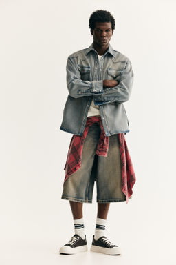 Camisa denim Oversized Fit - H&m фото 4