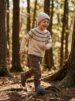 Beli Lastikli Erkek ?ocuk Kadife Pantolon