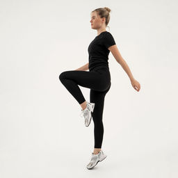 Футболка женская Resport, бифлекс, размер 46 (M), чёрная