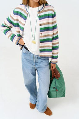 Кардиган 3457 полосатый рейс - Tak divno фото 3