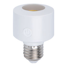 ULH-A180 E27/WF WHITE Умный патрон-адаптер Wi-Fi+Bluetooth, под лампу Е27. 220В. 100Вт. Белый. Голосовое управление+приложение UnielSmart. TM Uniel