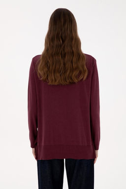 Kad_n Bordo V Yaka Basic Kaza - U.s. polo assn фото 5