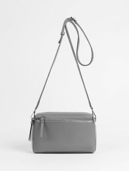 Женская кожаная сумка Richet 3176LN 830 Серый