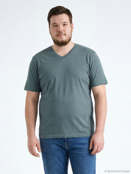 V Yaka Penye Erkek Ti??rt