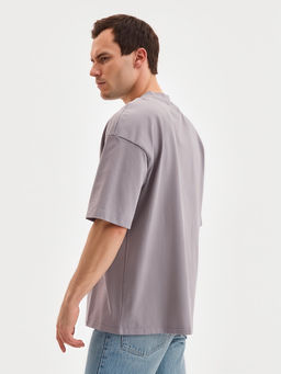 Футболка мужская MINAKU: Basic line MAN серая, размер 54