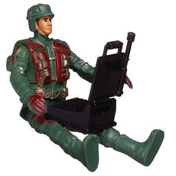 Игровой набор Abtoys Боевая сила Три солдата с собакой, экипировкой и оружием фото 3