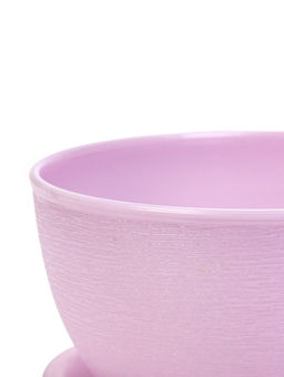 Цена за 3 шт. Горшок для цветов «Фиалочка», 500 мл, d=12.5 см, h=7 см, пластиковый, сиреневый