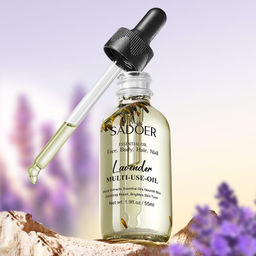 SADOER Масло лаванды для лица, тела, волос, ногтей, 55мл. фото 4