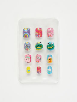 Детские накладные ногти «Утёнок», 12 шт.