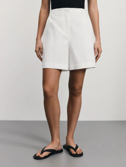 Хлопковые шорты с отворотами / Zarina  фото 3