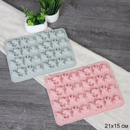 Форма для конфет мармелада и льда 32 ячеейки силиконовая / HL-139 / уп 300/ 20,7*15*1 см/ 0,065/ Морские обитатели/ ПРОМО АКЦИЯ