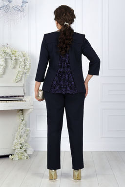 Платье Ninele 7431-Р темно-синий - Mira fashion фото 1796