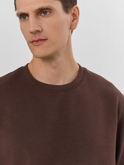 Свитшот мужской коричневый - Mark formelle фото 4