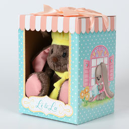 Мягкая игрушка «Li путешественница», заяц, 25 см