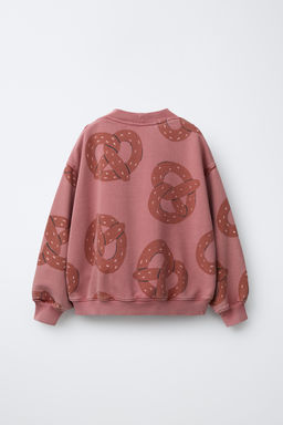 PRINTED PRETZEL SWEATSHIRT - Zara фото 2