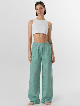 Брюки женские в зеленую клетку - Mark formelle фото 2