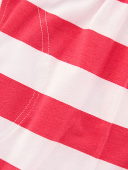 Бриджи в полосу UD 0164 красный - Mini maxi фото 3