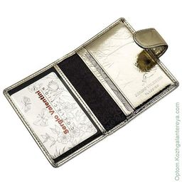 Женская кожаная визитница Sergio Valentini СВ 8139-010 фото 3