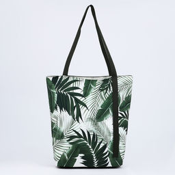 Сумка женская пляжная Тропики, 39х32 см, оливковая - Nazamok фото 5