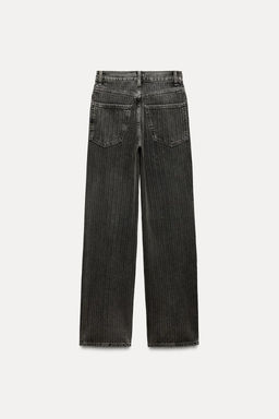 ZW COLLECTION STRAIGHT-LEG MID-RISE JEANS - Zara фото 7