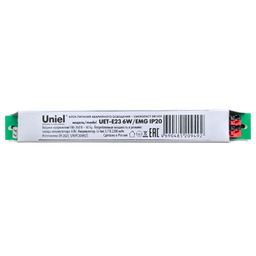 UET-E23 6W/EMG IP20 Блок аварийного питания для светодиодных панелей PREMIUM+ подходит для накладного монтажа с рамкой. TM Uniel