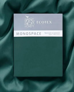 Простыня на резинке 180х200 Моноспейс темно-бирюзовый - Ecotex фото 9