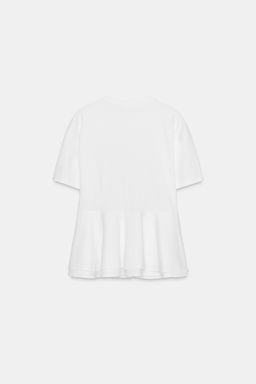 PEPLUM T-SHIRT - Zara фото 9