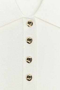 PEPLUM KNIT WAISTCOAT TOP - Zara фото 7
