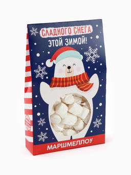 Маршмеллоу в коробке Сладкого снега, со вкусом пломбира, 55 г - Фабрика счастья фото 8