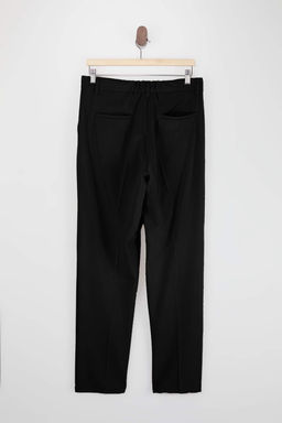 Siyah Esnek Likral? Slim Fit Bilek Boy Erkek Pantolon TMNSS26PL00019