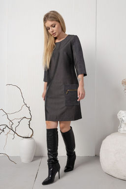 Платье AMORI 9815 графит  фото 2